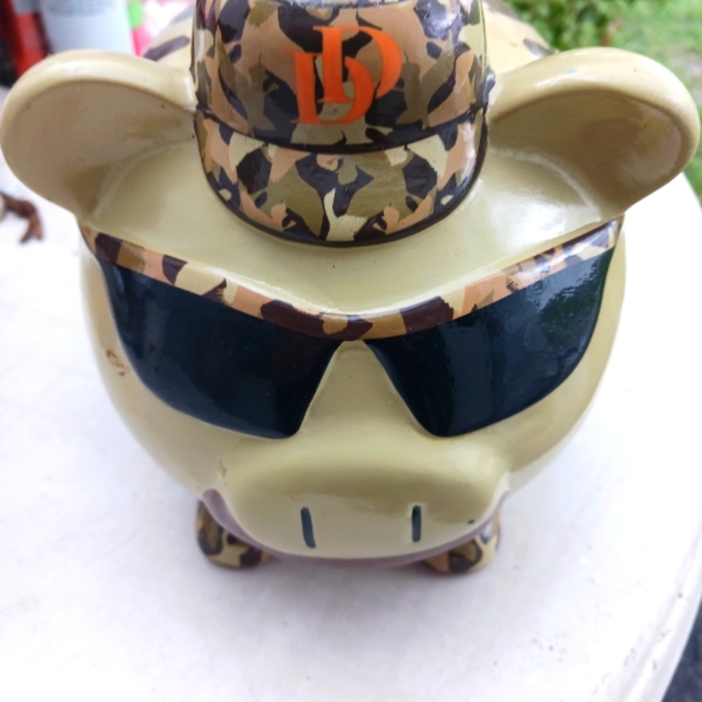 Beach nu5 Camouflage Piggy Bank